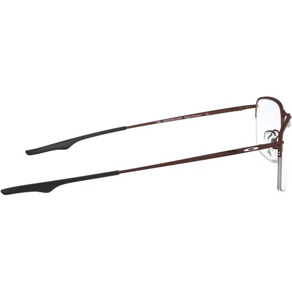 imageOakley Mens Ox5148 Wingback Sq Square Prescription Eyeglass FramesSatin CortenDemo Lens