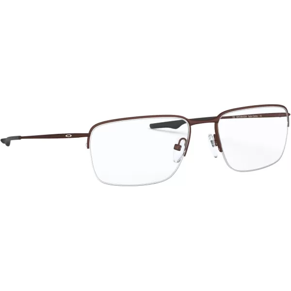 imageOakley Mens Ox5148 Wingback Sq Square Prescription Eyeglass FramesSatin CortenDemo Lens