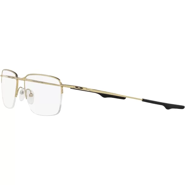 imageOakley Mens Ox5148 Wingback Sq Square Prescription Eyeglass FramesSatin Light GoldDemo Lens