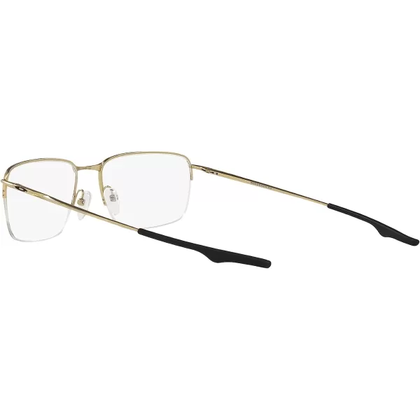 imageOakley Mens Ox5148 Wingback Sq Square Prescription Eyeglass FramesSatin Light GoldDemo Lens