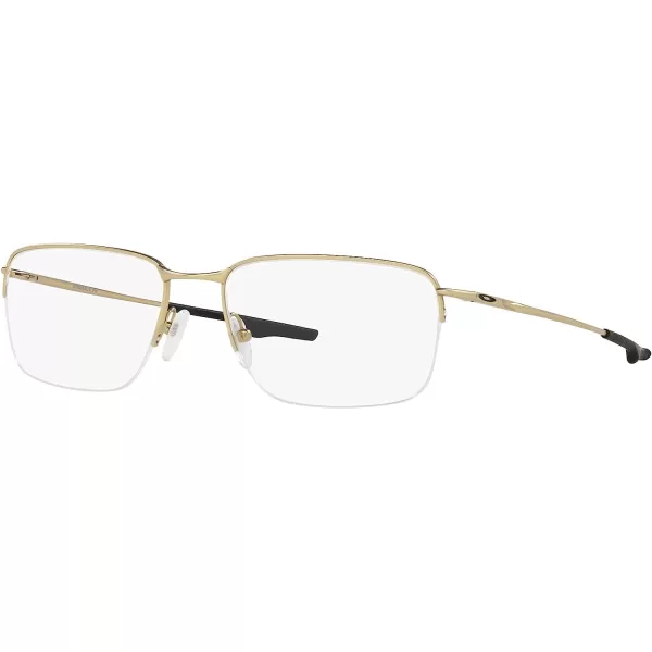 imageOakley Mens Ox5148 Wingback Sq Square Prescription Eyeglass FramesSatin Light GoldDemo Lens