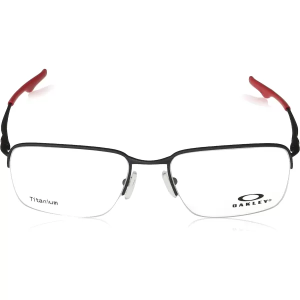 imageOakley Mens Ox5148 Wingback Sq Square Prescription Eyeglass FramesSatin Light SteelDemo Lens