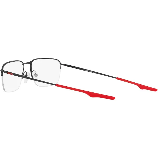 imageOakley Mens Ox5148 Wingback Sq Square Prescription Eyeglass FramesSatin Light SteelDemo Lens