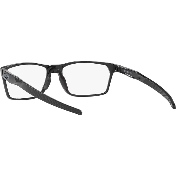 imageOakley Mens Ox8032 Hex Jector Rectangular Prescription Eyewear FramesBlack InkDemo Lens