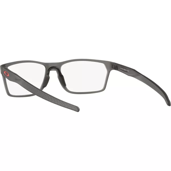 imageOakley Mens Ox8032 Hex Jector Rectangular Prescription Eyewear FramesSatin Grey SmokeDemo Lens