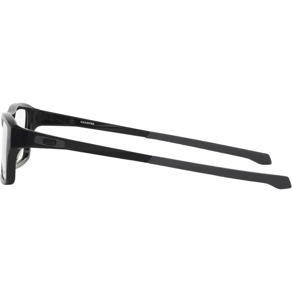 imageOakley Mens Ox8039 Chamfer Rectangular Prescription Eyeglass FramesSatin BlackDemo Lens
