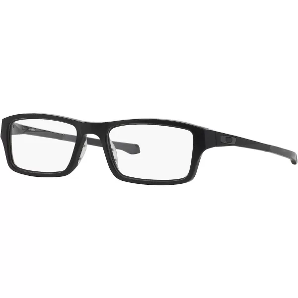 imageOakley Mens Ox8039 Chamfer Rectangular Prescription Eyeglass FramesSatin BlackDemo Lens