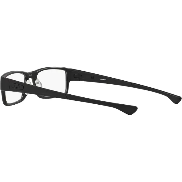 imageOakley Mens Ox8046 Airdrop Rectangular Prescription Eyeglass FramesSatin BlackDemo Lens