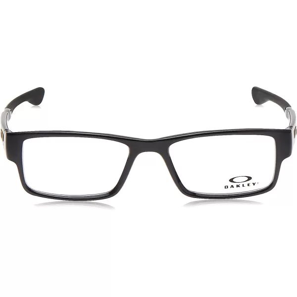 imageOakley Mens Ox8046 Airdrop Rectangular Prescription Eyeglass FramesSatin BlackDemo Lens