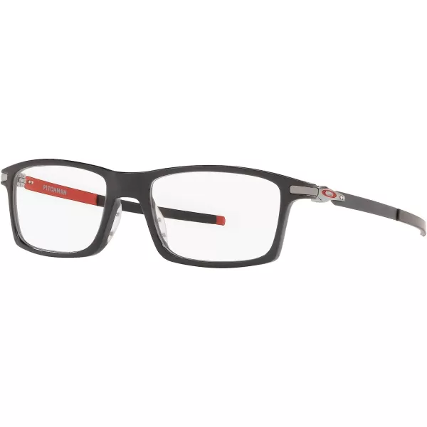 imageOakley Mens Ox8050 Pitchman Rectangular Prescription Eyeglass FramesBlack InkDemo Lens