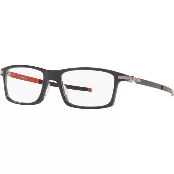 imageOakley Mens Ox8050 Pitchman Rectangular Prescription Eyeglass FramesBlack InkDemo Lens