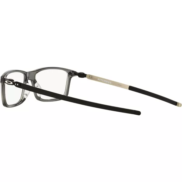 imageOakley Mens Ox8050 Pitchman Rectangular Prescription Eyeglass FramesGrey SmokeDemo Lens