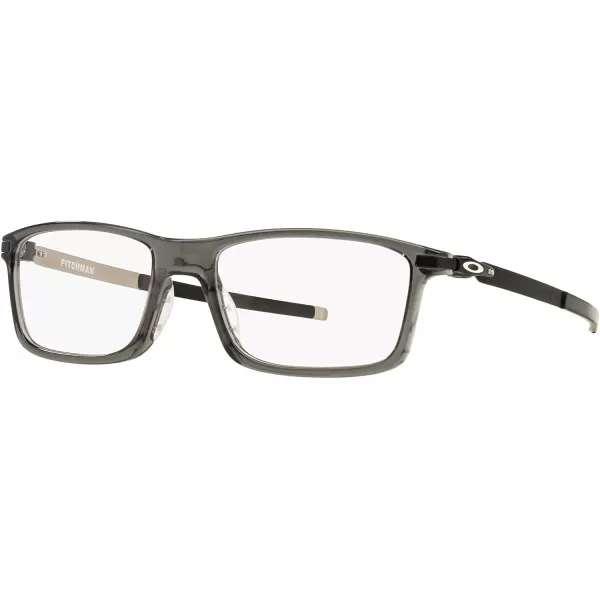 imageOakley Mens Ox8050 Pitchman Rectangular Prescription Eyeglass FramesGrey SmokeDemo Lens