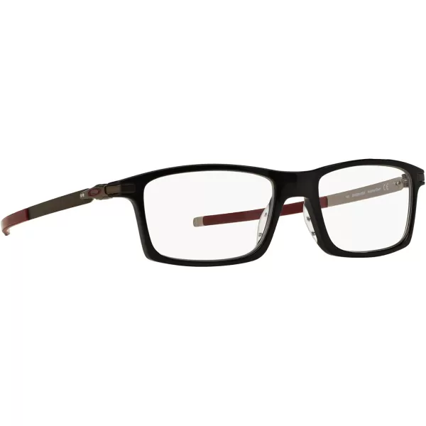 imageOakley Mens Ox8050 Pitchman Rectangular Prescription Eyeglass FramesPolished Black