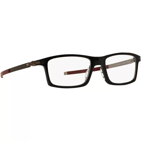 imageOakley Mens Ox8050 Pitchman Rectangular Prescription Eyeglass FramesPolished Black