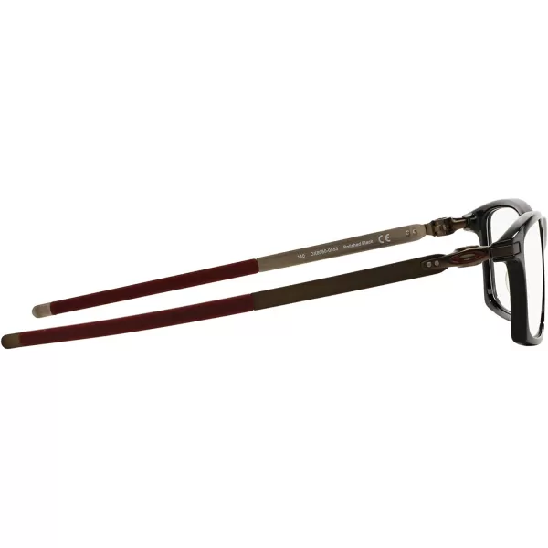 imageOakley Mens Ox8050 Pitchman Rectangular Prescription Eyeglass FramesPolished Black