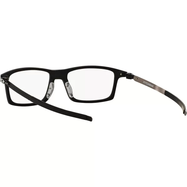 imageOakley Mens Ox8050 Pitchman Rectangular Prescription Eyeglass FramesSatin BlackDemo Lens
