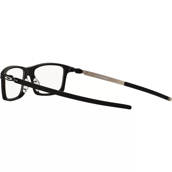 imageOakley Mens Ox8050 Pitchman Rectangular Prescription Eyeglass FramesSatin BlackDemo Lens