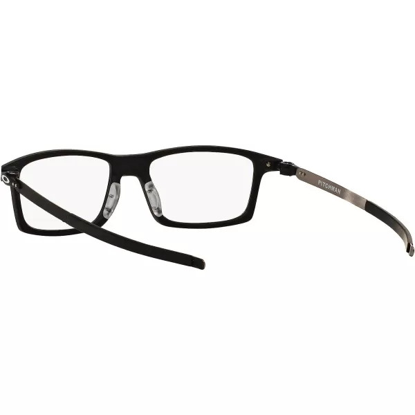 imageOakley Mens Ox8050 Pitchman Rectangular Prescription Eyeglass FramesSatin BlackDemo Lens