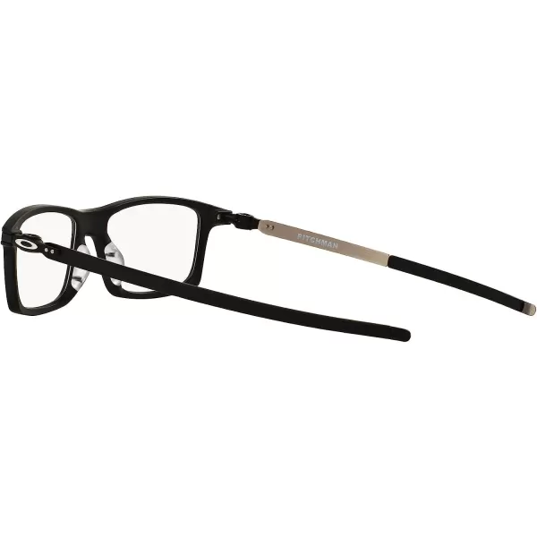 imageOakley Mens Ox8050 Pitchman Rectangular Prescription Eyeglass FramesSatin BlackDemo Lens