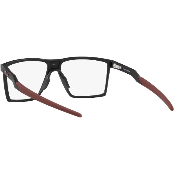 imageOakley Mens Ox8052 Futurity Square Prescription Eyewear FramesSatin Black With RedDemo Lens
