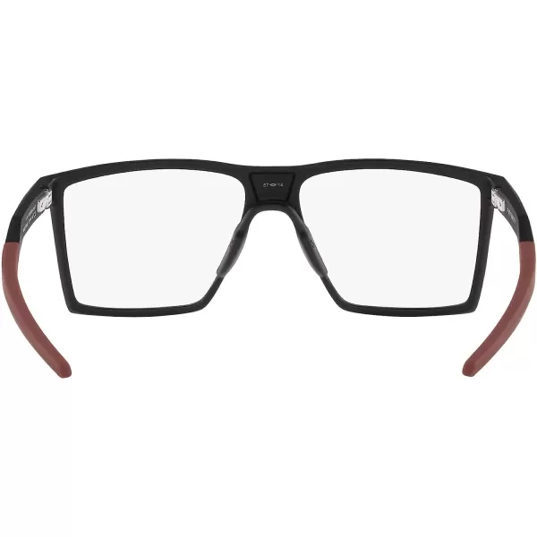 imageOakley Mens Ox8052 Futurity Square Prescription Eyewear FramesSatin Black With RedDemo Lens