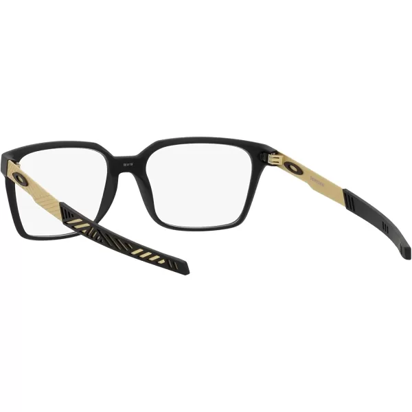 imageOakley Mens Ox8054 Dehaven Rectangular Prescription Eyewear FramesSatin Black With GoldDemo Lens