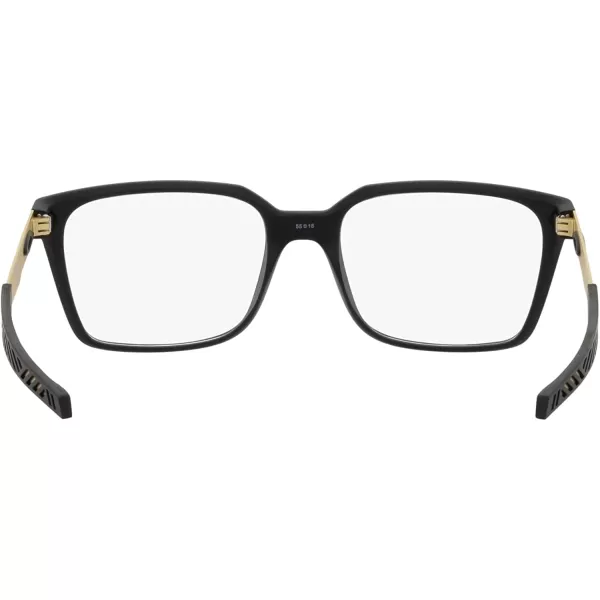 imageOakley Mens Ox8054 Dehaven Rectangular Prescription Eyewear FramesSatin Black With GoldDemo Lens