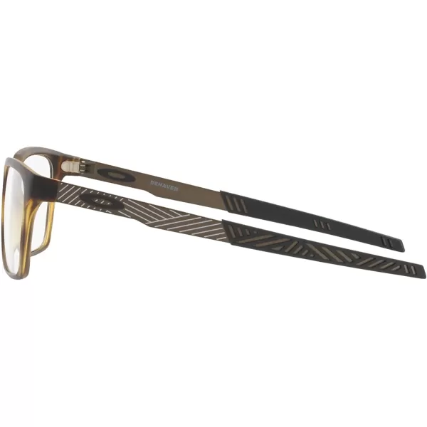 imageOakley Mens Ox8054 Dehaven Rectangular Prescription Eyewear FramesSatin Brown TortoiseDemo Lens