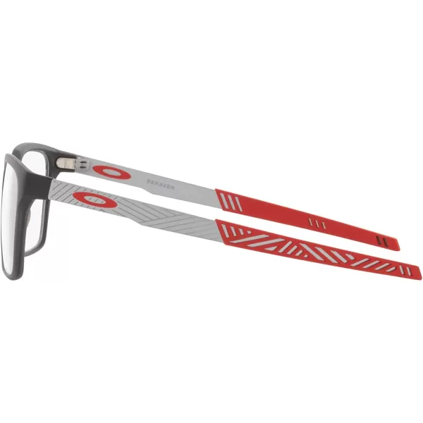 imageOakley Mens Ox8054 Dehaven Rectangular Prescription Eyewear FramesSatin Grey SmokeDemo Lens