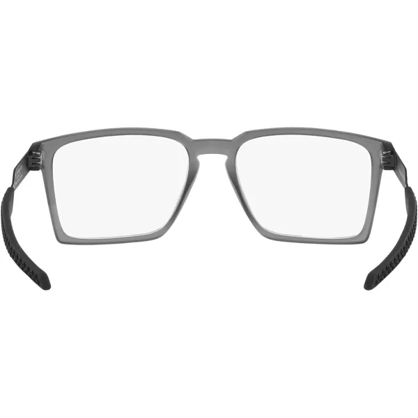 imageOakley Mens Ox8055 Exchange Rectangular Prescription Eyewear FramesSatin Grey SmokeDemo Lens