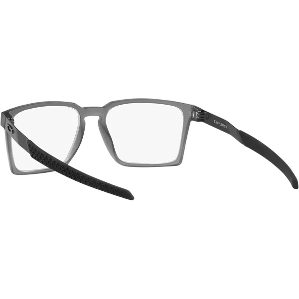 imageOakley Mens Ox8055 Exchange Rectangular Prescription Eyewear FramesSatin Grey SmokeDemo Lens