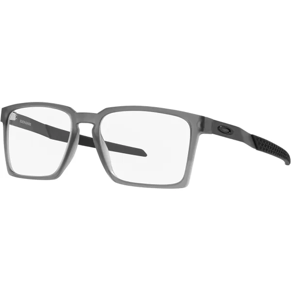 imageOakley Mens Ox8055 Exchange Rectangular Prescription Eyewear FramesSatin Grey SmokeDemo Lens