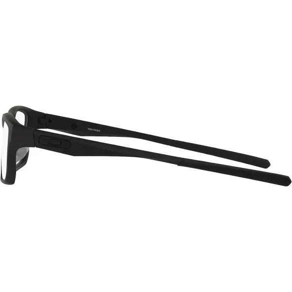 imageOakley Mens Ox8066 Voltage Asian Fit Rectangular Prescription Eyeglass Frames Satin BlackDemo Lens 55 mmOakley Mens Ox8066 Voltage Asian Fit Rectangular Prescription Eyeglass Frames Satin BlackDemo Lens 55 mm