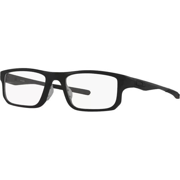 imageOakley Mens Ox8066 Voltage Asian Fit Rectangular Prescription Eyeglass Frames Satin BlackDemo Lens 55 mmOakley Mens Ox8066 Voltage Asian Fit Rectangular Prescription Eyeglass Frames Satin BlackDemo Lens 55 mm