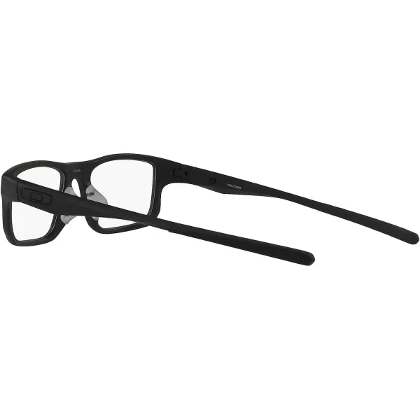 imageOakley Mens Ox8066 Voltage Asian Fit Rectangular Prescription Eyeglass Frames Satin BlackDemo Lens 55 mmOakley Mens Ox8066 Voltage Asian Fit Rectangular Prescription Eyeglass Frames Satin BlackDemo Lens 55 mm