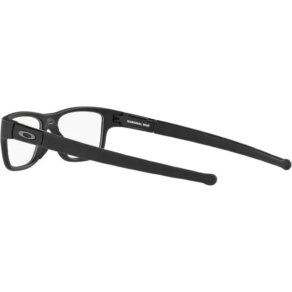 imageOakley Mens Ox8091 Marshal Mnp Rectangular Prescription Eyeglass FramesSatin BlackDemo Lens
