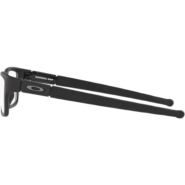 imageOakley Mens Ox8091 Marshal Mnp Rectangular Prescription Eyeglass FramesSatin BlackDemo Lens