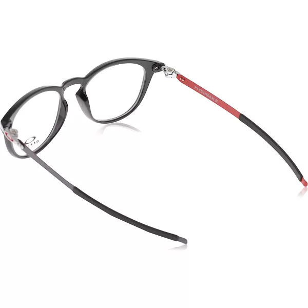 imageOakley Mens Ox8105 Pitchman R Round Prescription Eyeglass Frames Black InkDemo Lens 50 mmOakley Mens Ox8105 Pitchman R Round Prescription Eyeglass Frames Black InkDemo Lens 50 mm