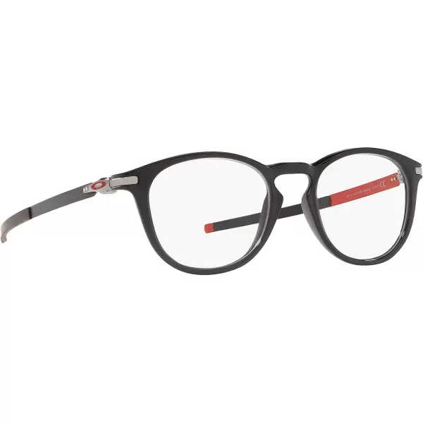 imageOakley Mens Ox8105 Pitchman R Round Prescription Eyeglass Frames Black InkDemo Lens 50 mmOakley Mens Ox8105 Pitchman R Round Prescription Eyeglass Frames Black InkDemo Lens 50 mm