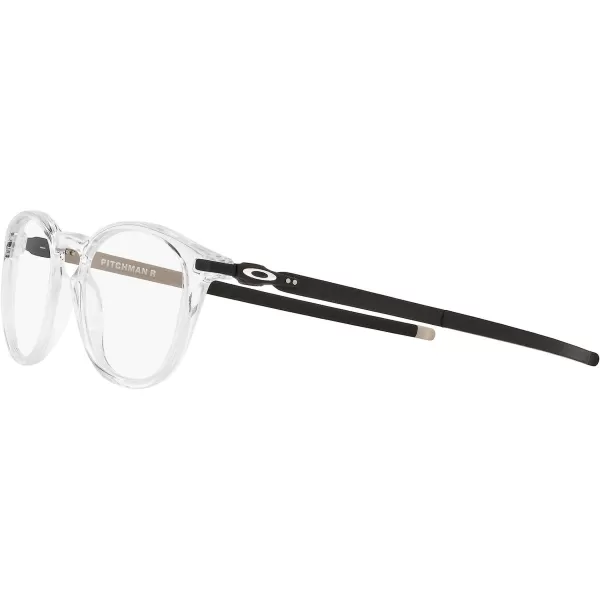 imageOakley Mens Ox8105 Pitchman R Round Prescription Eyewear FramesClearDemo Lens