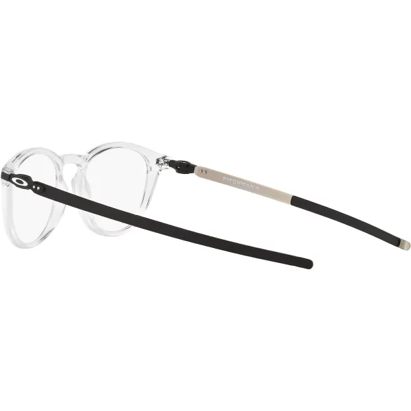 imageOakley Mens Ox8105 Pitchman R Round Prescription Eyewear FramesClearDemo Lens