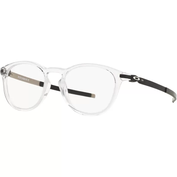 imageOakley Mens Ox8105 Pitchman R Round Prescription Eyewear FramesClearDemo Lens