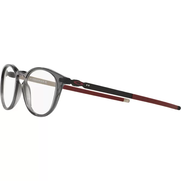 imageOakley Mens Ox8105 Pitchman R Round Prescription Eyewear FramesGrey SmokeDemo Lens