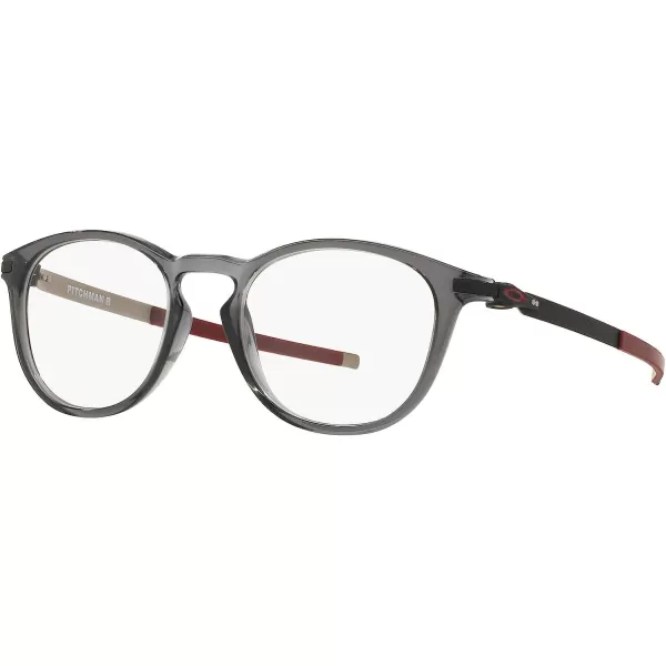 imageOakley Mens Ox8105 Pitchman R Round Prescription Eyewear FramesGrey SmokeDemo Lens