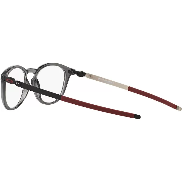 imageOakley Mens Ox8105 Pitchman R Round Prescription Eyewear FramesGrey SmokeDemo Lens