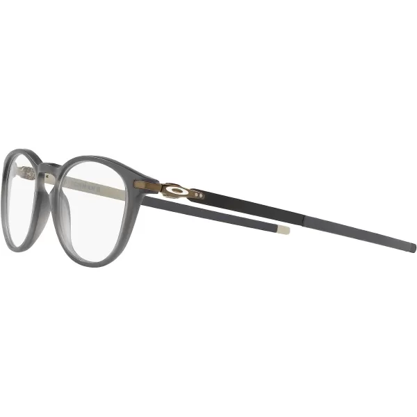 imageOakley Mens Ox8105 Pitchman R Round Prescription Eyewear FramesMatte Grey SmokeDemo Lens