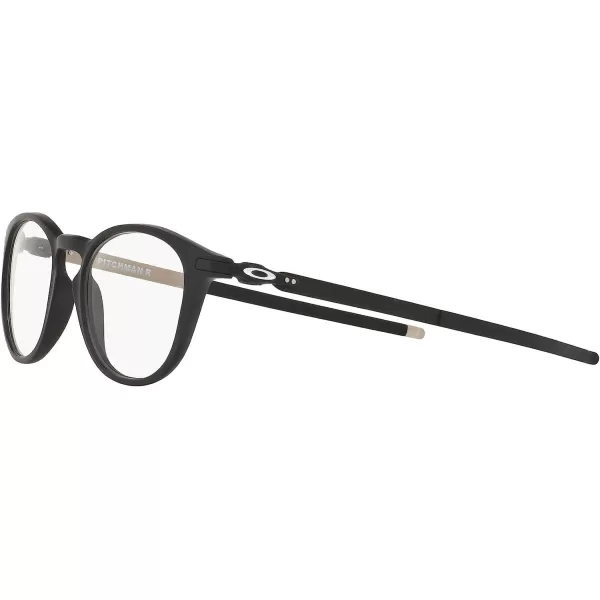 imageOakley Mens Ox8105 Pitchman R Round Prescription Eyewear FramesSatin BlackDemo Lens
