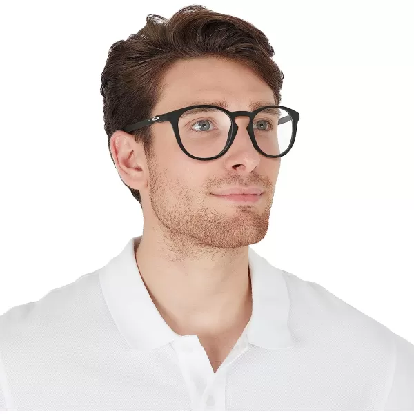 imageOakley Mens Ox8105 Pitchman R Round Prescription Eyewear FramesSatin BlackDemo Lens