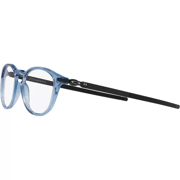 imageOakley Mens Ox8105 Pitchman R Round Prescription Eyewear FramesTransparent BlueDemo Lens